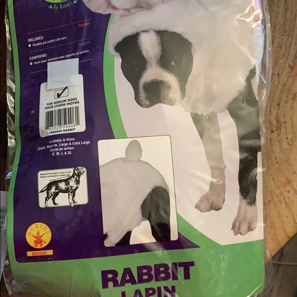 Rabbit dog costume for medium dogs - Picture 1 of 3